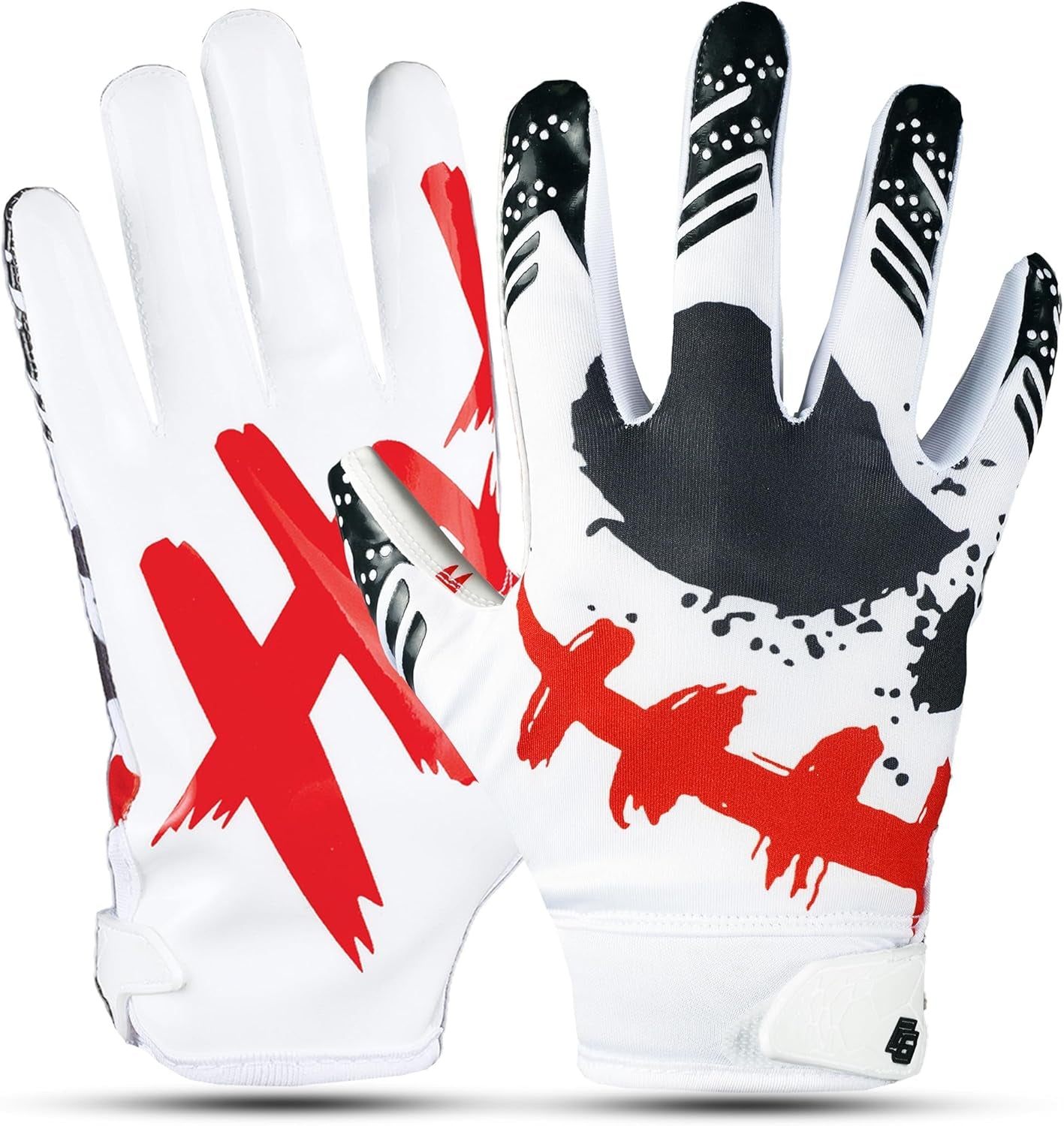 Jester Football Gloves – Super Sticky Receiver Gloves to Boost Grip & Performance for Games & Training – Adult & Youth Sizes