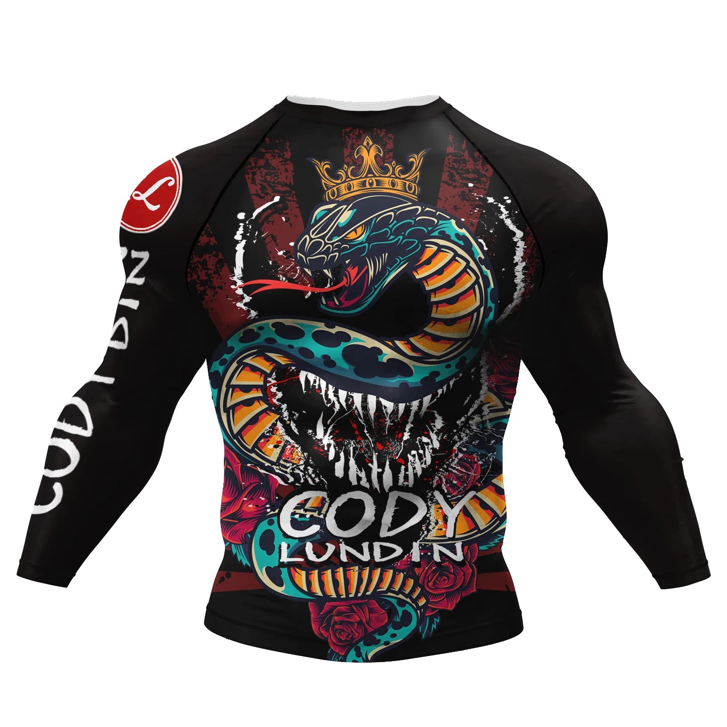Cody Lundin Men Cool Fighting Wear Jiu Jitsu BJJ Boxing Rashguard Custom Grappling Kicboxing Club Uniforms Compression Gym Tees