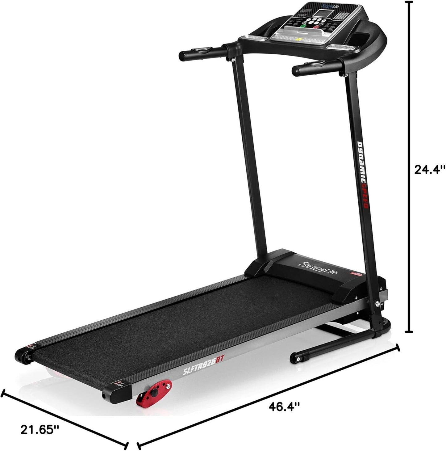 Folding Treadmill - Foldable Home Fitness Equipment with LCD for Walking & Runni