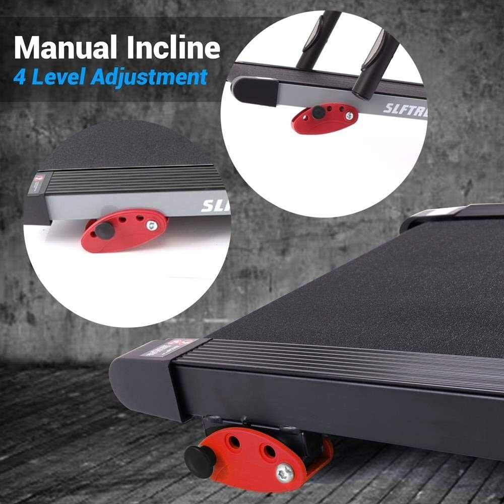 Folding Treadmill - Foldable Home Fitness Equipment with LCD for Walking & Runni