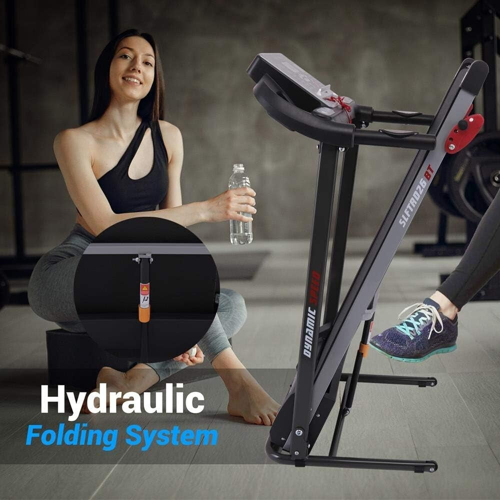 Folding Treadmill - Foldable Home Fitness Equipment with LCD for Walking & Runni