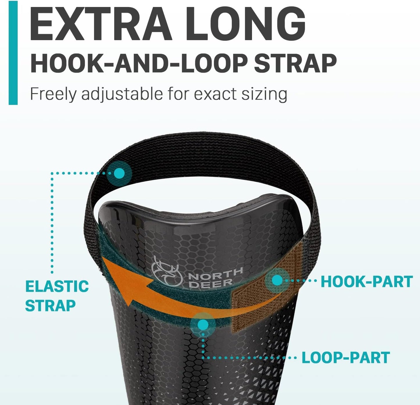 Soccer Shin Guards for Kids Youth Adults with Adjutable Ankle Straps - Protective Soccer Equipment for Junior Boys Girls