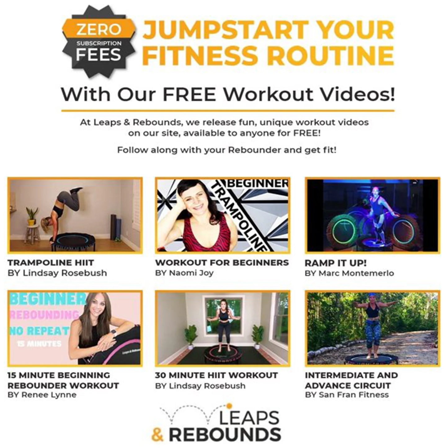 The Fitness Trampoline - Bungee Rebounder