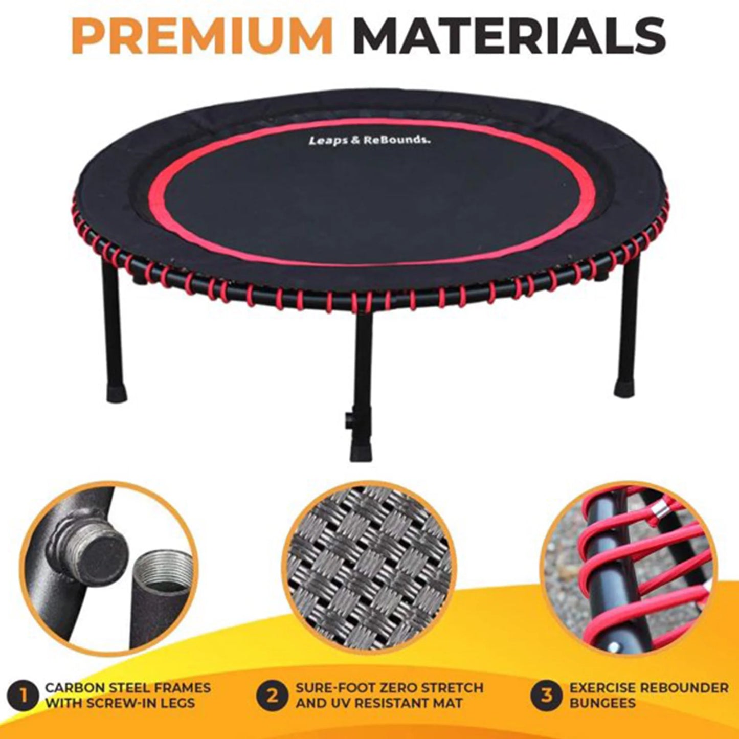 The Fitness Trampoline - Bungee Rebounder