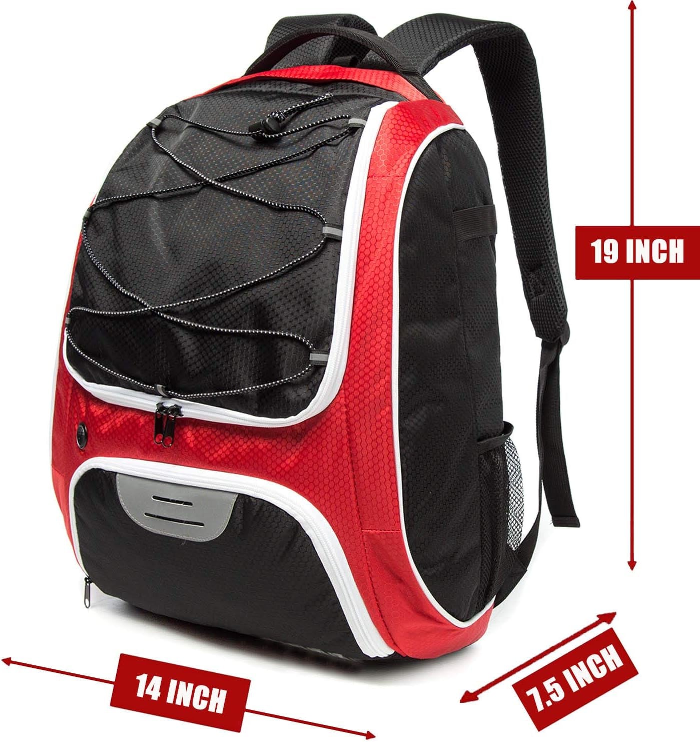 Baseball Bag - Baseball Backpack for Youth and Adults, Softball Bat Bag with Shoe Compartment and Fence Hook Hold Bat,Helmet,Glove and Shoes.