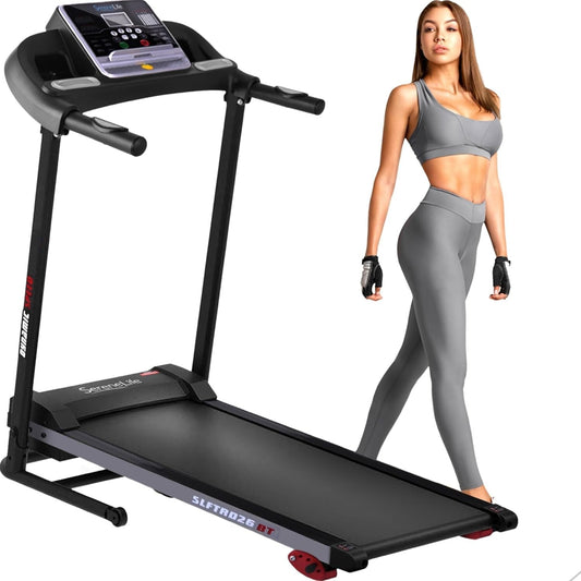 Folding Treadmill - Foldable Home Fitness Equipment with LCD for Walking & Runni