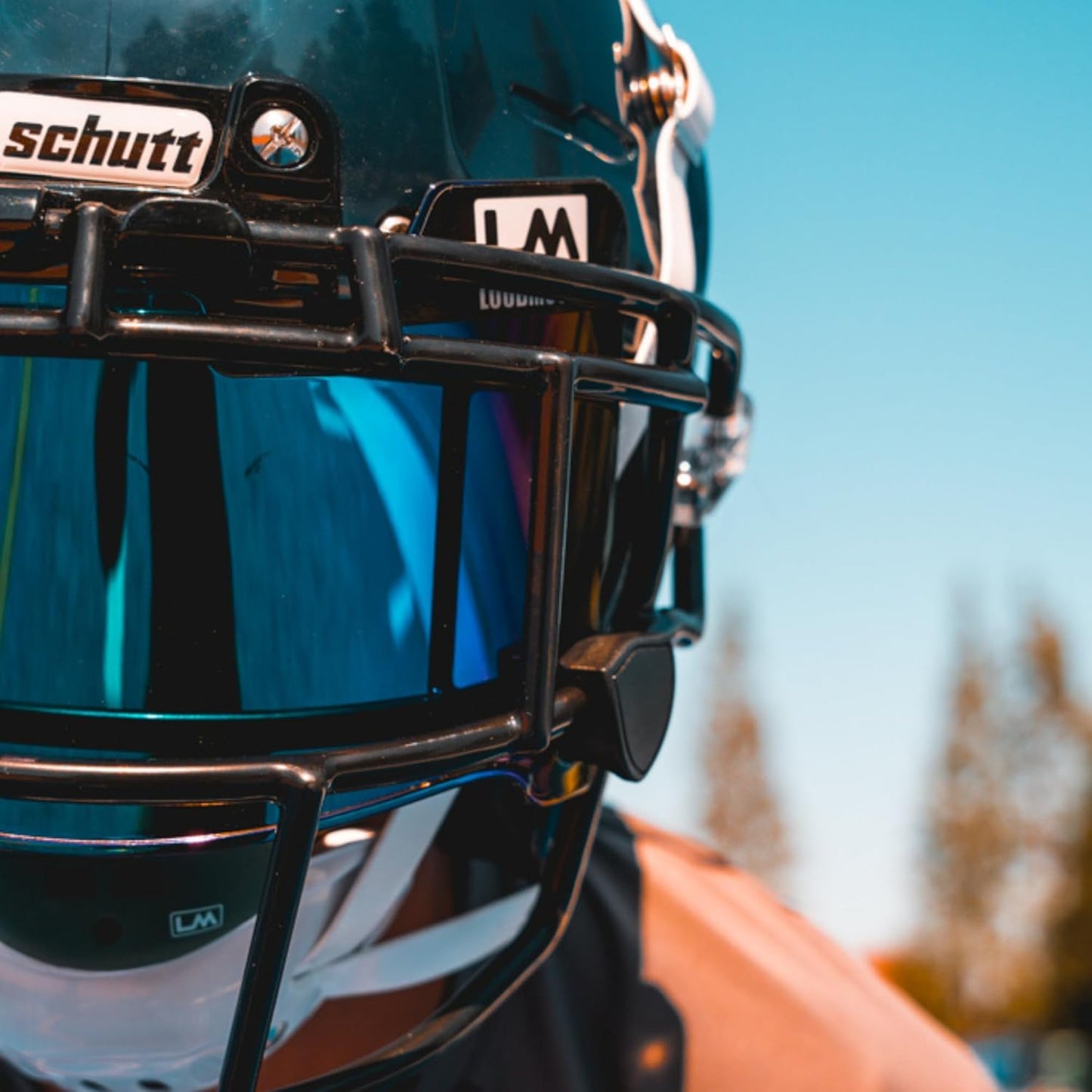 Loudmouth Football Visor - Universal Fit Youth & Adult Football Helmet Visor