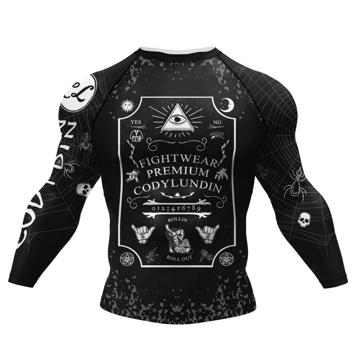 Cody Lundin Men Cool Fighting Wear Jiu Jitsu BJJ Boxing Rashguard Custom Grappling Kicboxing Club Uniforms Compression Gym Tees